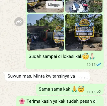 Pengiriman Papan Bunga Duka Lelea